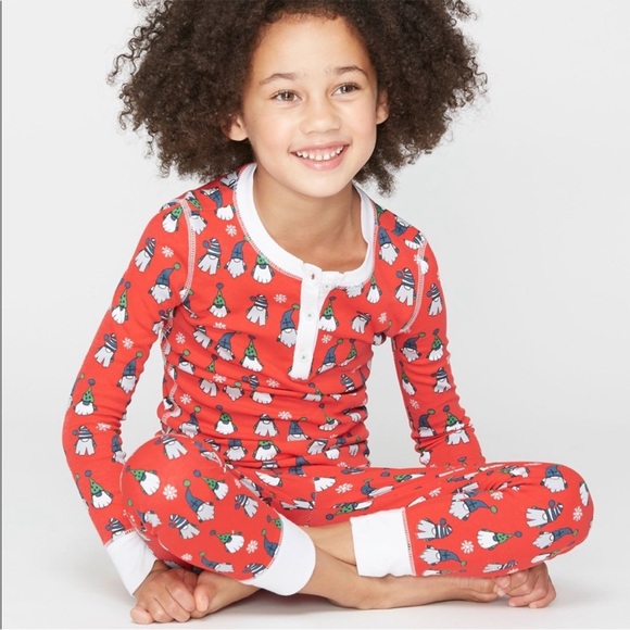 Roller Rabbit Gnoels Gnomes Kids Christmas Pajamas PJs Long Sleeve